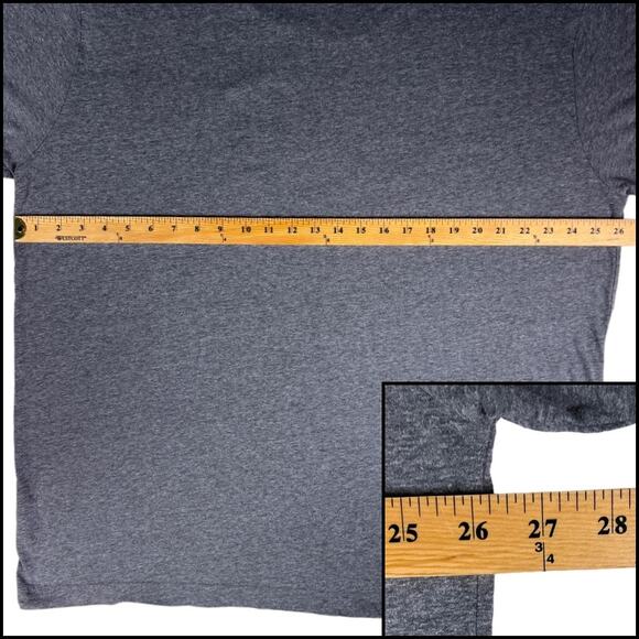 Men's Canada Tee Shirt 2XL Crew Neck Short Sleeve Gray Grey Size 2XL - Picture 6 of 9